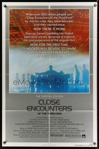 6k166 CLOSE ENCOUNTERS OF THE THIRD KIND S.E. 1sh '80 Steven Spielberg's classic with new scenes!