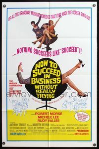 6k406 HOW TO SUCCEED IN BUSINESS WITHOUT TRYING 1sh '67 See this picture before your boss does!