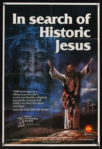 6k430 IN SEARCH OF HISTORIC JESUS 1sh '79 religious documentary, art of The Son of God!
