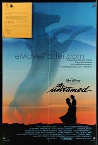 6k586 MAN FROM SNOWY RIVER 2 int'l 1sh '88 The Untamed, cool silhouette image of horse!