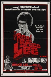 6k732 REAL BRUCE LEE 1sh '73 action images from Hong Kong kung fu documentary!