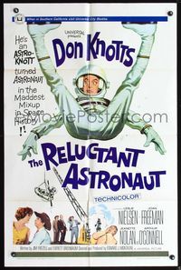 6k736 RELUCTANT ASTRONAUT 1sh '67 wacky Don Knotts in the maddest mixup in space history!