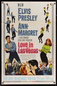 6k945 VIVA LAS VEGAS int'l 1sh '64 Elvis Presley & sexy Ann-Margret, Love in Las Vegas!