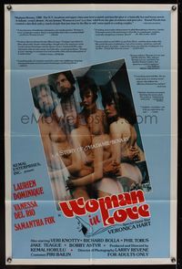 6k979 WOMAN IN LOVE: A STORY OF MADAME BOVARY 1sh '79 Laurien Dominique, Vanessa Del Rio!