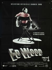6p517 ED WOOD French 1p '94 Tim Burton, Johnny Depp as the worst director ever, mostly true!