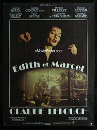 6p518 EDITH & MARCEL French 1p '83 Claude Lelouch's biography of Edith Piaf & boxer Marcel Cerdan!