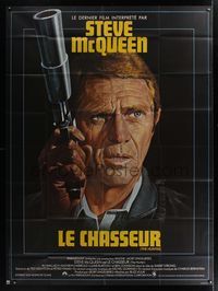 6p545 HUNTER French 1p '80 great different art of bounty hunter Steve McQueen by Jean Mascii!