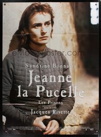 6p553 JOAN THE MAID II French 1p '94 full-length image of Sandrine Bonnaire out of armor!