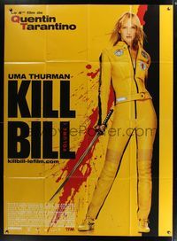6p556 KILL BILL: VOL. 1 French 1p '03 Quentin Tarantino, full-length Uma Thurman with katana!