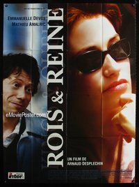 6p560 KINGS & QUEEN French 1p '04 close up of Emmanuelle Devos & Mathieu Amalric!