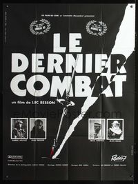 6p573 LE DERNIER COMBAT French 1p '83 Luc Besson, Jean Reno, cool design by Guichard & Camboulive!