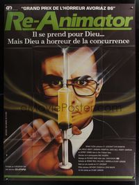 6p628 RE-ANIMATOR French 1p '85 different art of the mad scientist with syringe!