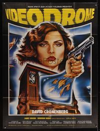 6p687 VIDEODROME French 1p '83 David Cronenberg, cool different art of Debbie Harry by Melkio!