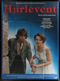 6p699 WUTHERING HEIGHTS French 1p '85 Fabienne Babe as Catherine & Lucas Belvaux as Roch!