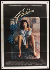 6p354 FLASHDANCE Italian 1p '83 sexy dancer Jennifer Beals, take your passion and make it happen!