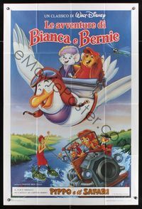 6p412 RESCUERS Italian 1p R90s Disney mouse adventure cartoon from the depths of Devil's Bayou!