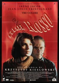 6p438 THREE COLORS: RED Italian 1p '94 Kieslowski's Trois couleurs: Rouge, Irene Jacob, Trintignant