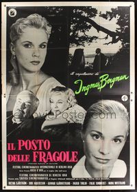 6p074 WILD STRAWBERRIES Italian 2p '59 Ingmar Bergman's Smultronstallet, Victor Sjostrom