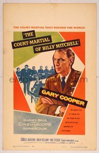 6p135 COURT-MARTIAL OF BILLY MITCHELL WC '56 c/u of Gary Cooper, directed by Otto Preminger!