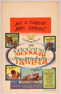 6p210 MISSOURI TRAVELER WC '58 it's a great big show with crackling action & rollicking laughter!