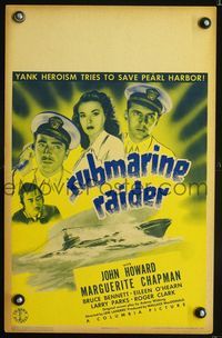 6p264 SUBMARINE RAIDER WC '42 Yanks heroically saving Pearl Harbor from the Japanese!