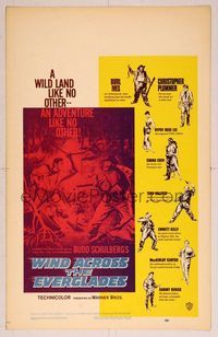 6p299 WIND ACROSS THE EVERGLADES WC '58 Burl Ives, written by Budd Schulberg, Nicholas Ray