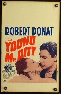 6p308 YOUNG MR. PITT WC '42 Robert Donat & Phyllis Calvert, directed by Carol Reed!