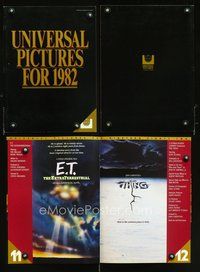 6r055 UNIVERSAL PICTURES FOR 1982 campaign book '82 includes great advance ad for E.T. + more!