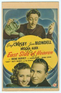 6r006 EAST SIDE OF HEAVEN mini WC '39 crooner Bing Crosby, sexy Joan Blondell, wacky Mischa Auer