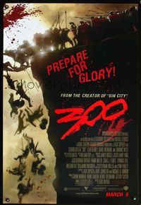 6s029 300 DS advance 1sh '06 Zack Snyder directed, Gerard Butler, prepare for glory!