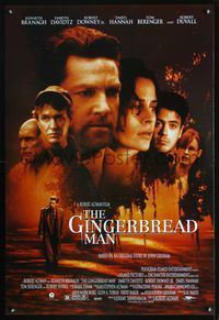6s225 GINGERBREAD MAN 1sh '98 Robert Altman directed, Kenneth Brannagh, Robert Downey Jr.!