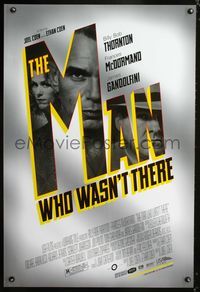 6s363 MAN WHO WASN'T THERE 1sh '01 Coen Brothers, Billy Bob Thornton, Frances McDormand!