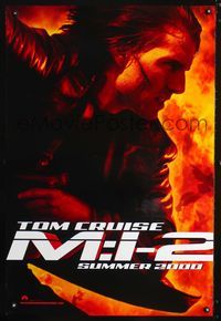 6s380 MISSION IMPOSSIBLE 2 DS teaser 1sh '00 Tom Cruise in John Woo directed action!