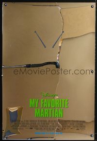 6s398 MY FAVORITE MARTIAN advance foil 1sh '99 Christopher Lloyd, Jeff Daniels, wacky foil image!