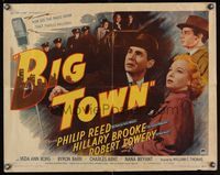 6t065 BIG TOWN 1/2sh '46 Philip Reed & Hillary Brooke, from the radio show that thrilled millions!