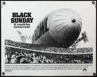 6t069 BLACK SUNDAY 1/2sh '77 Frankenheimer, Goodyear Blimp zeppelin disaster at the Super Bowl!