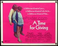 6t183 GENERATION 1/2sh '70 David Janssen, very pregnant Kim Darby, A Time for Giving!