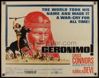 6t185 GERONIMO 1/2sh '62 most defiant Native American Indian warrior Chuck Connors!