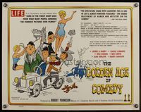 6t193 GOLDEN AGE OF COMEDY 1/2sh '58 Laurel & Hardy, Harlow, Academy Award winner!