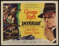 6t253 INTRIGUE 1/2sh '47 George Raft in the Shanghai underworld with 2 dangerous women!