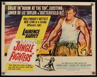 6t275 JUNGLE FIGHTERS 1/2sh '60 art of Laurence Harvey, in a totally different role!