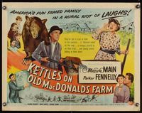 6t281 KETTLES ON OLD MacDONALD'S FARM 1/2sh '57 Marjorie Main & Parker Fennelly in the Ozarks!