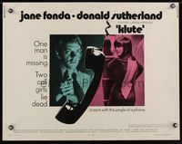 6t289 KLUTE 1/2sh '71 Donald Sutherland helps intended murder victim & call girl Jane Fonda!