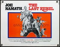 6t302 LAST REBEL 1/2sh '71 cool art of Joe Namath, Woody Strode, Jack Elam!