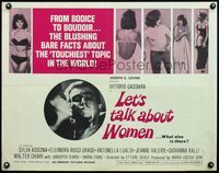 6t309 LET'S TALK ABOUT WOMEN 1/2sh '64 sexy Sylva Koscina, ...what else is there?!