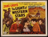 6t314 LIGHT OF WESTERN STARS 1/2sh R50 Zane Grey, Alan Ladd given top billing!