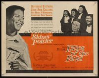 6t315 LILIES OF THE FIELD 1/2sh '63 Sidney Poitier helps Lilia Skala & nuns build a chapel!