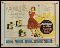 6t326 LOOKING FOR LOVE 1/2sh '64 great full-length art of sexy singer Connie Francis!