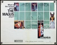 6t338 MAGUS 1/2sh '69 Michael Caine, Anthony Quinn, Candice Bergen, Anna Karina, the game is life!