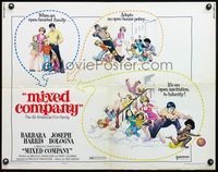 6t372 MIXED COMPANY style A 1/2sh '74 Barbara Harris, Frank Frazetta art from interracial comedy!